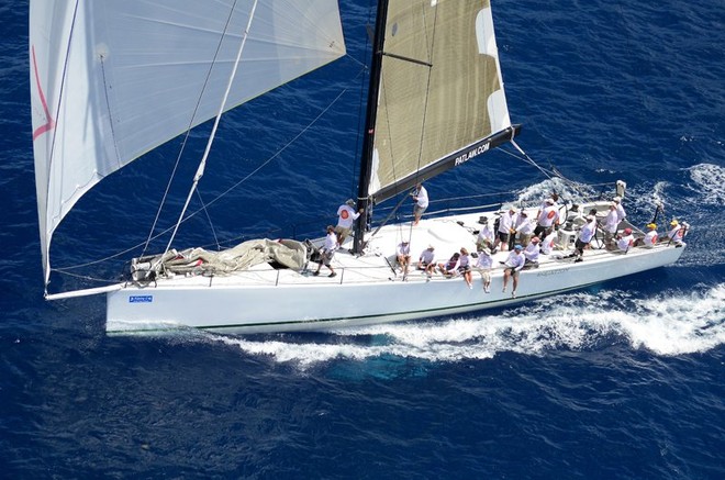 Bill Alcott/Ed Palm/Tom Andersons’ STP 65 Farr, Equation win Class 1 - BVI Spring Regatta and Sailing Festival 2012 © Todd VanSickle / BVI Spring Regatta http://www.bvispringregatta.org